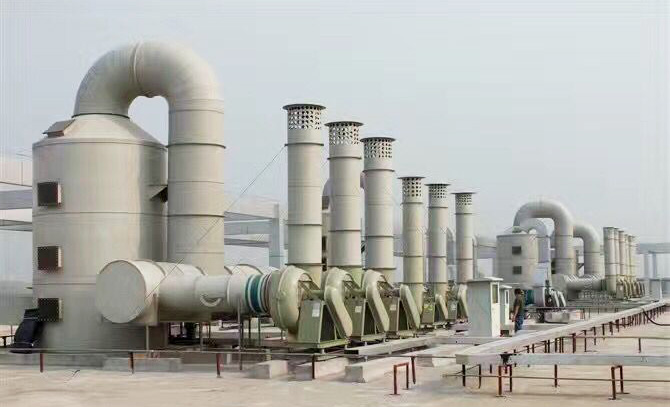 采用新廣恒玻璃鋼風機，達到最佳效果